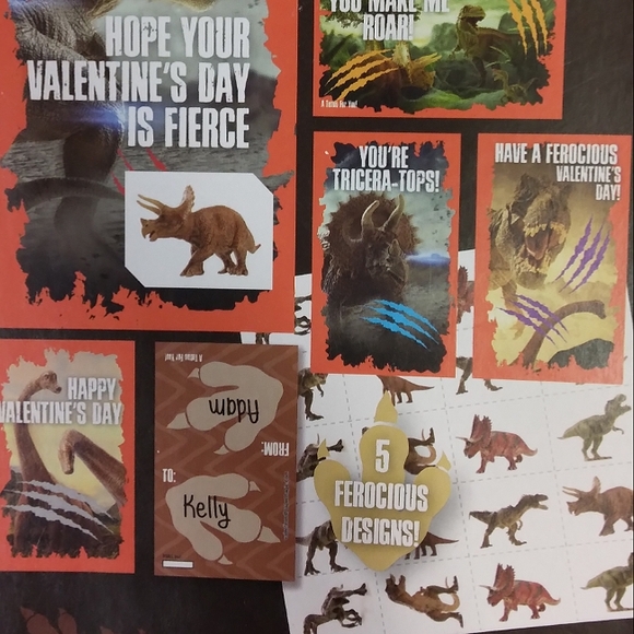 NIB | 20 🦖 Dino Tattoo Valentine's 🦕 - Picture 13 of 16